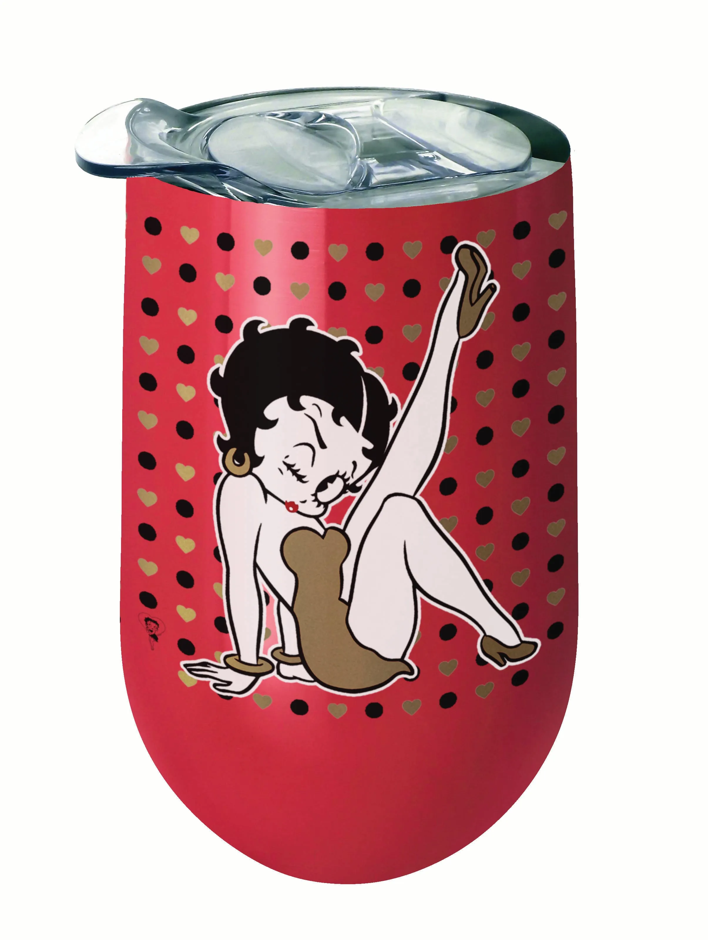 BETTY BOOP STAINLESS WINE TUMBLER