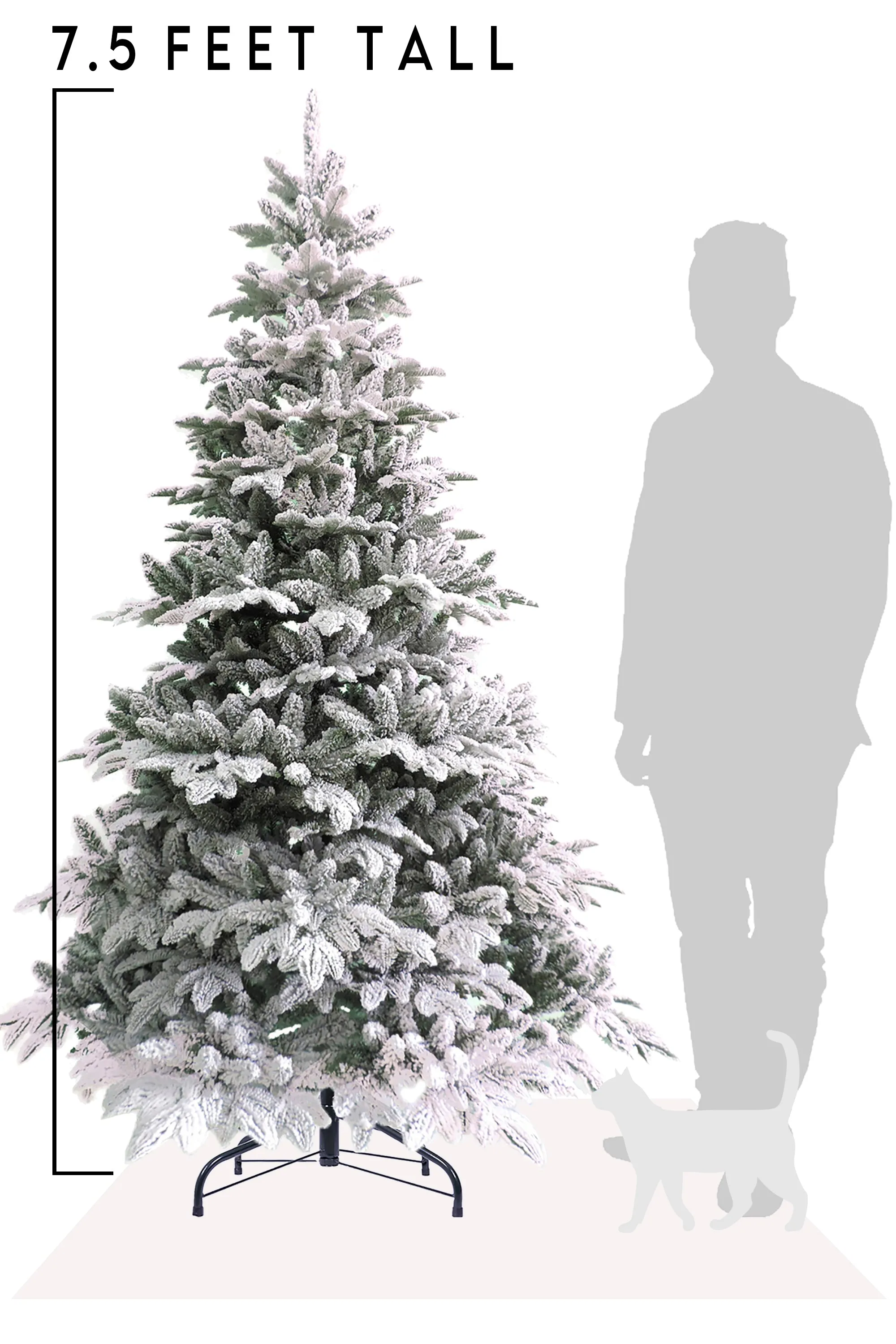 Calgary Spruce Snow Flocked Christmas Tree