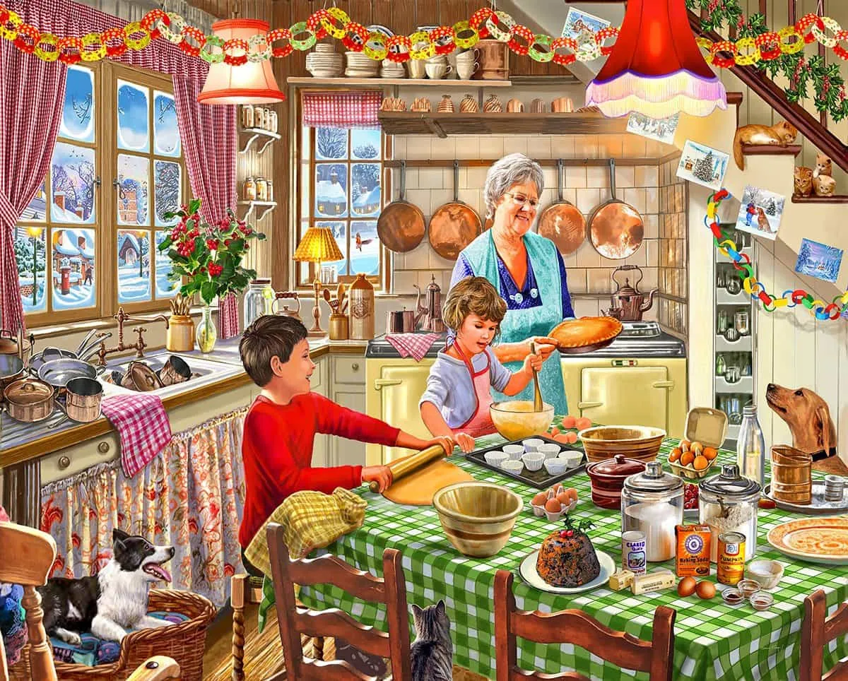 Christmas At Grandma’s - 1000 Piece Jigsaw Puzzle