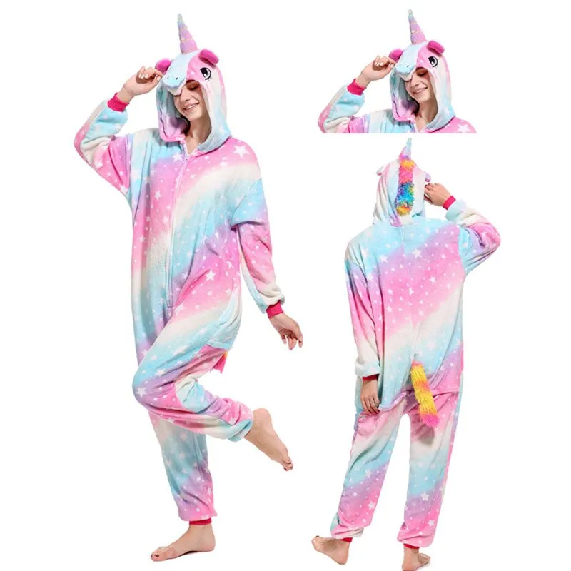 Christmas Pajamas Matching Family Pyjamas Anime Unicorn Pajamas Winter Sleepwear