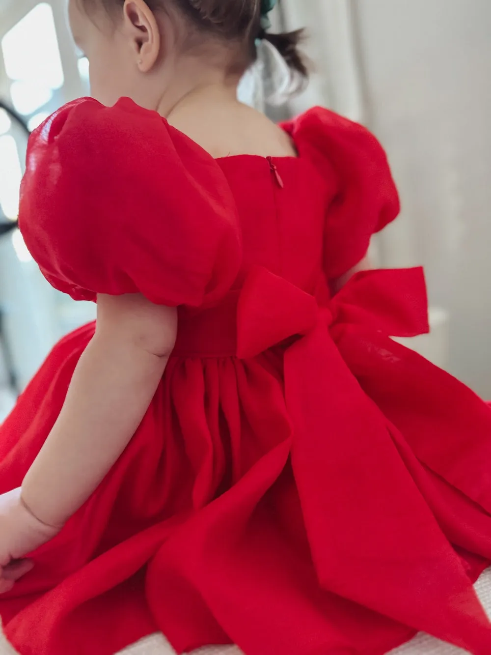 Lucy Baby Girls Red Christmas Dress
