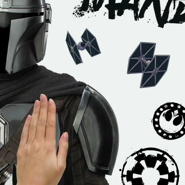 Mandalorian In Beskar Peel and Stick Giant Wall Decal