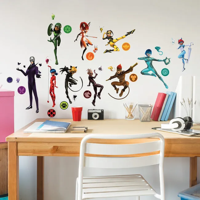 Miraculous: Tales Of Ladybug And Cat Noir Peel & Stick Wall Decals