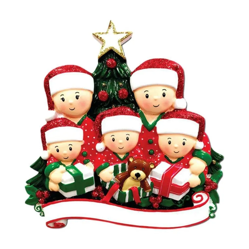 Personalized Family Christmas Tree Ornament