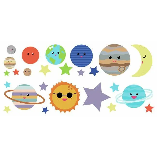 Planet Peel and Stick Wall Decals